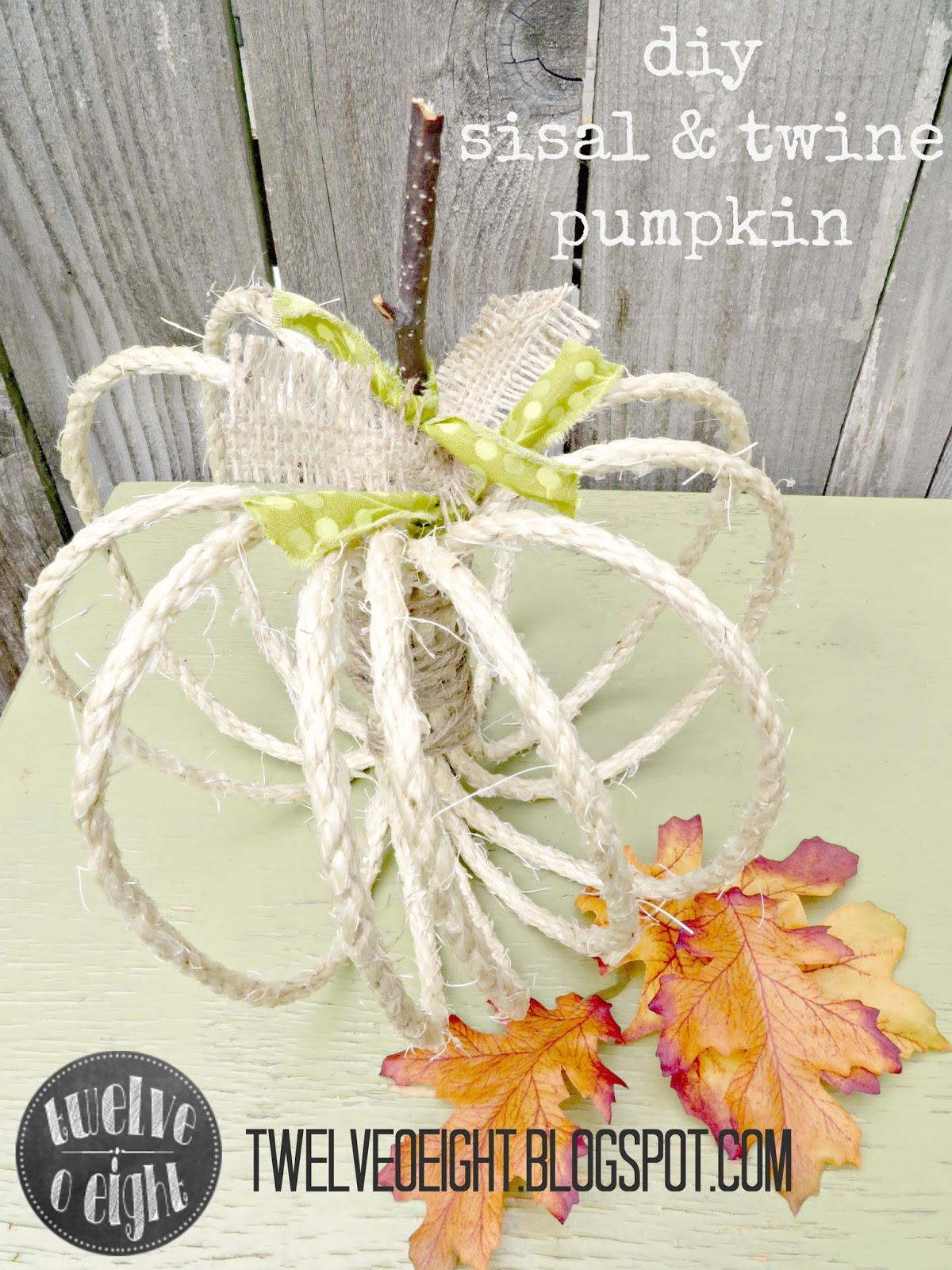 DIY Sisal And Twine Pumpkins DIY Sisal And Twine Pumpkins