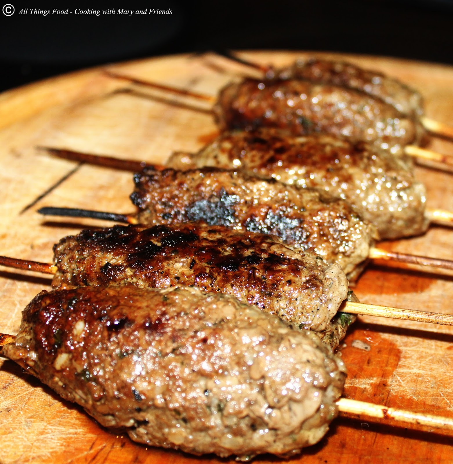 Cooking With Mary and Friends: Grilled Lamb Kofta Kebabs