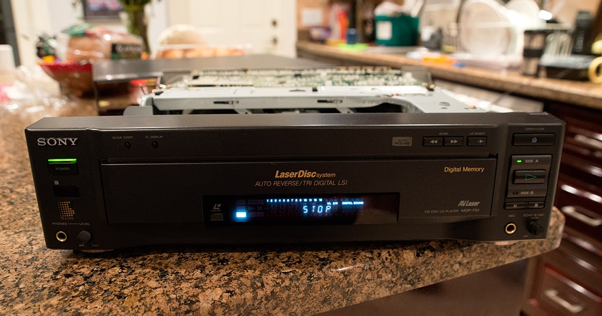 Archimago's Musings RETROMEASURE 1994 Sony MDP750 LaserDisc / CD