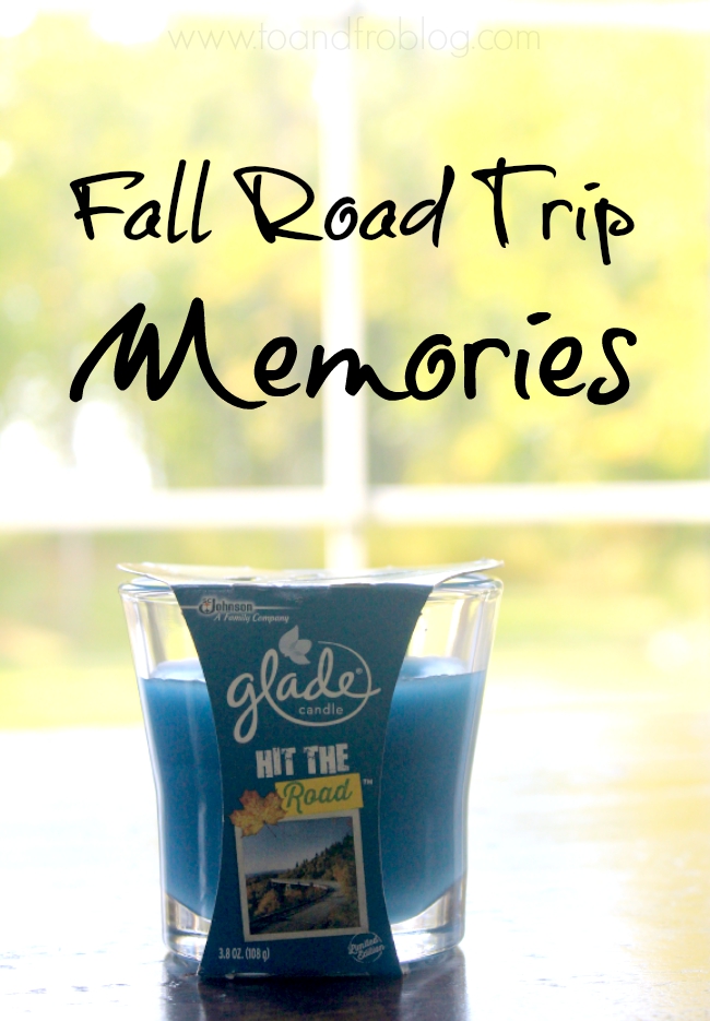 glade hit the road fall scent candle