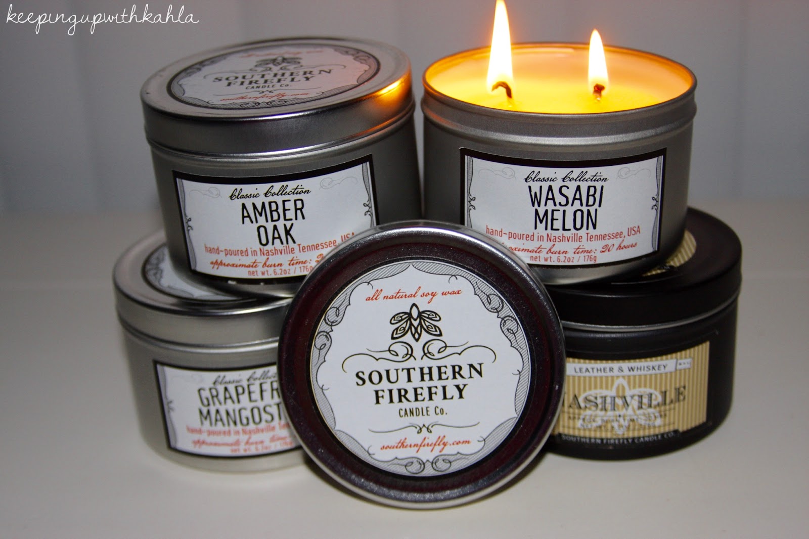 Product Review Southern Firefly Candle Co. Keeping Up with Kahla