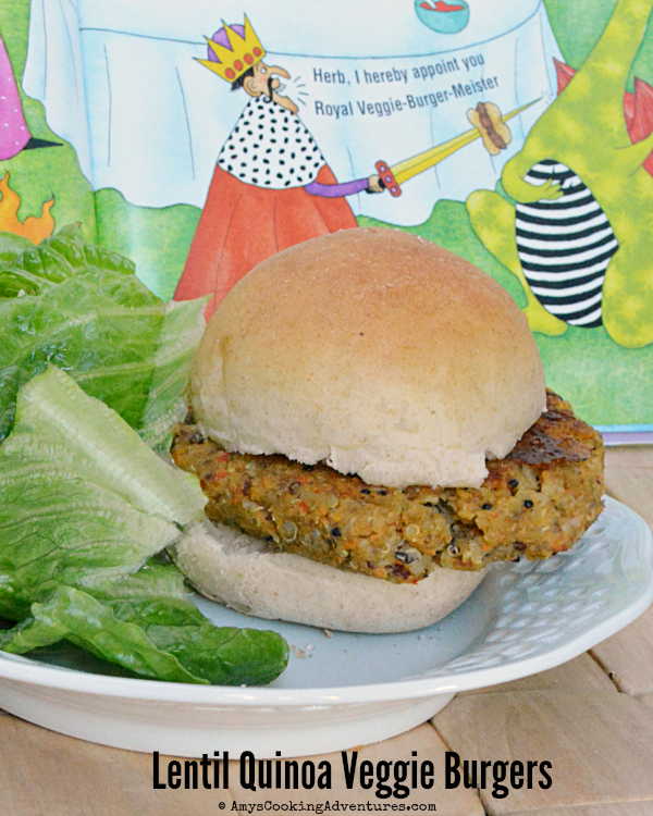Lentil Quinoa Veggie Burgers