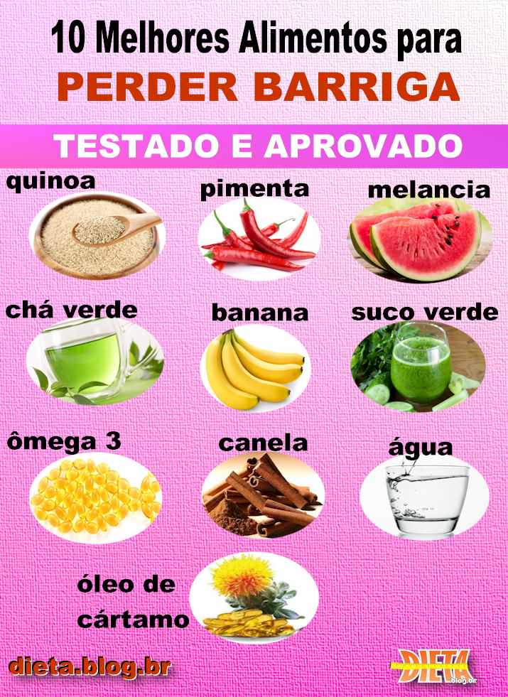 O que é bom comer para perder a barriga?