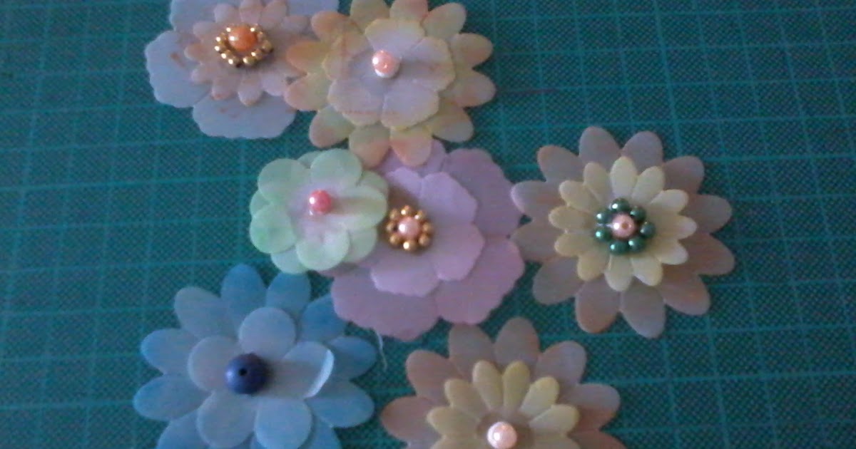 Mi Scrap Flores de vellum