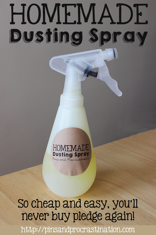 HOMEMADE DUSTING SPRAY FITNESS SHORTCUT