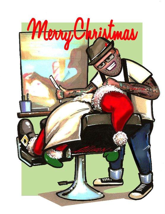 Frank Reiland....Barber Wishing Everyone A Very Merry Christmas