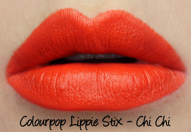 ColourPop Lippie Stix - Chi Chi Swatches & Review