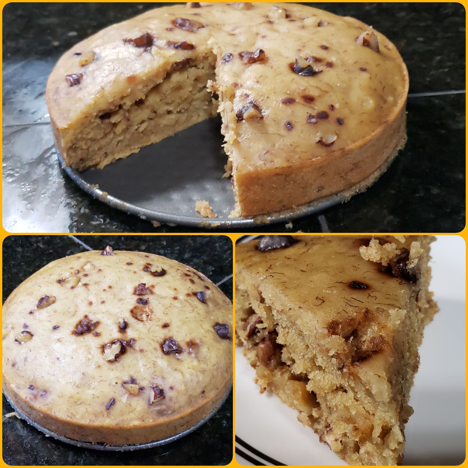 Instant Pot Banana Cake with Wheat Flour