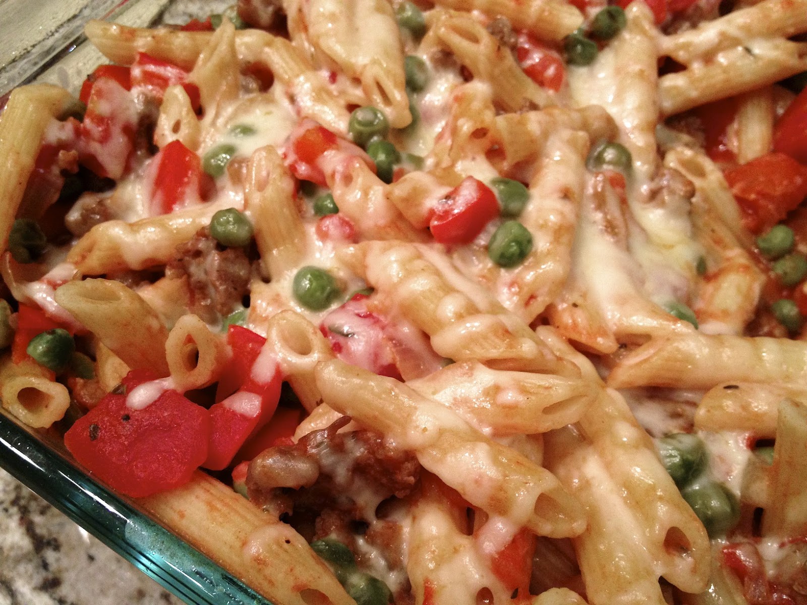 Boy Cheese Sandwich Baked Ziti with Turkey Sausage