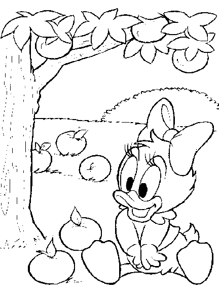 baby donald coloring pages - photo #47