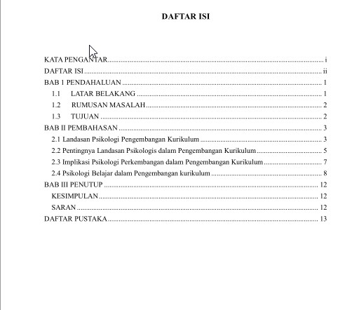 Contoh Daftar Isi Makalah Yang Baik Dan Benar Edukasi Dan Teknologi Contoh Daftar Isi Makalah Yang Baik Dan Benar Edukasi Dan Teknologi