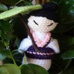 patron gratis kokeshi amigurumi | free amigurumi pattern kokeshi