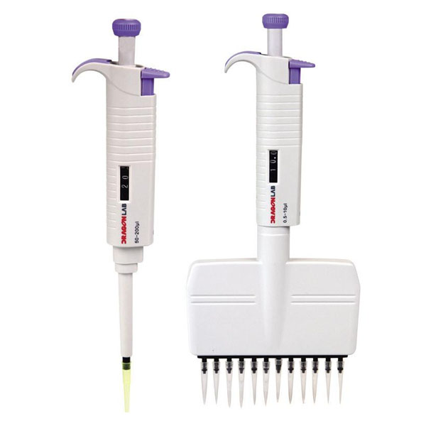Pipette DRAGON LAB Mechanical Pipette MultichannelMicroPette Plus Twelvechannel Adjustable Volume