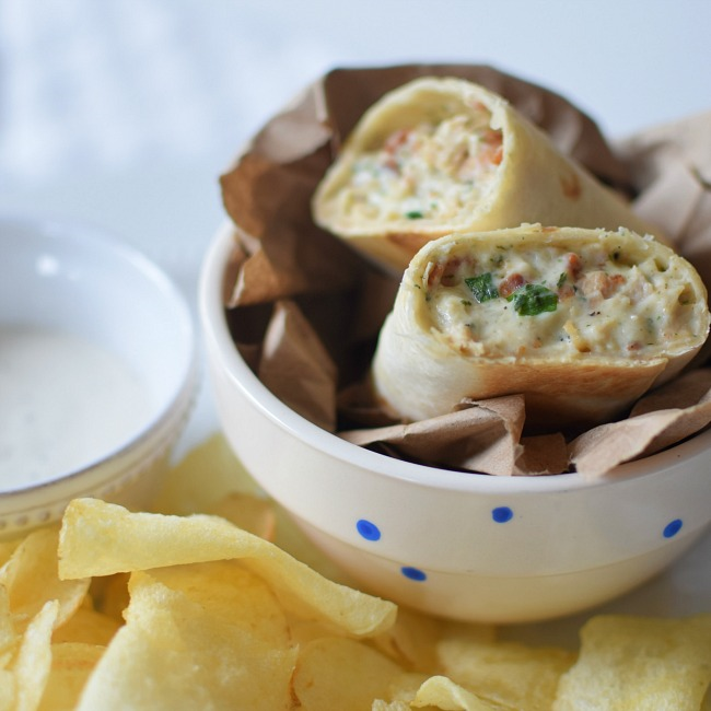 this is happiness Tortilla Pockets Chicken Bacon Ranch and Cream Cheese
