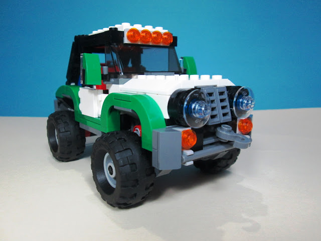 Set LEGO Creator 3in1 31037 Adventure Vehicles - modelo 1 - veículo todo-o-terreno com guincho