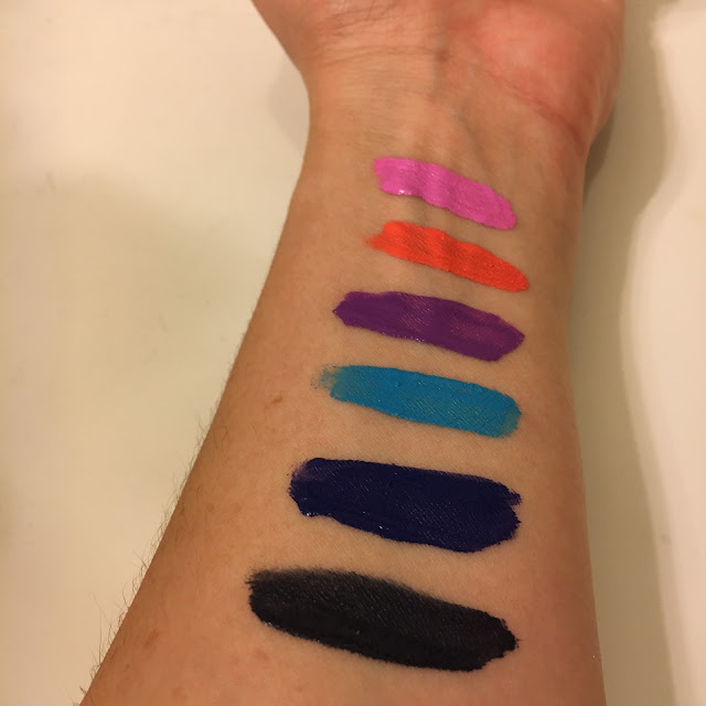 NYX Cosmetics, NYX Cosmetics Liquid Suede Cream Lipstick Vault, lipgloss, lipstick, lipcolor, lip color, makeup, gift set, beauty giveaway, A Month of Beautiful Giveaways, swatches, Respect The Pink, Foiled Again, Run The World, Little Denim Dress, Jet-Set, Foul Mouth