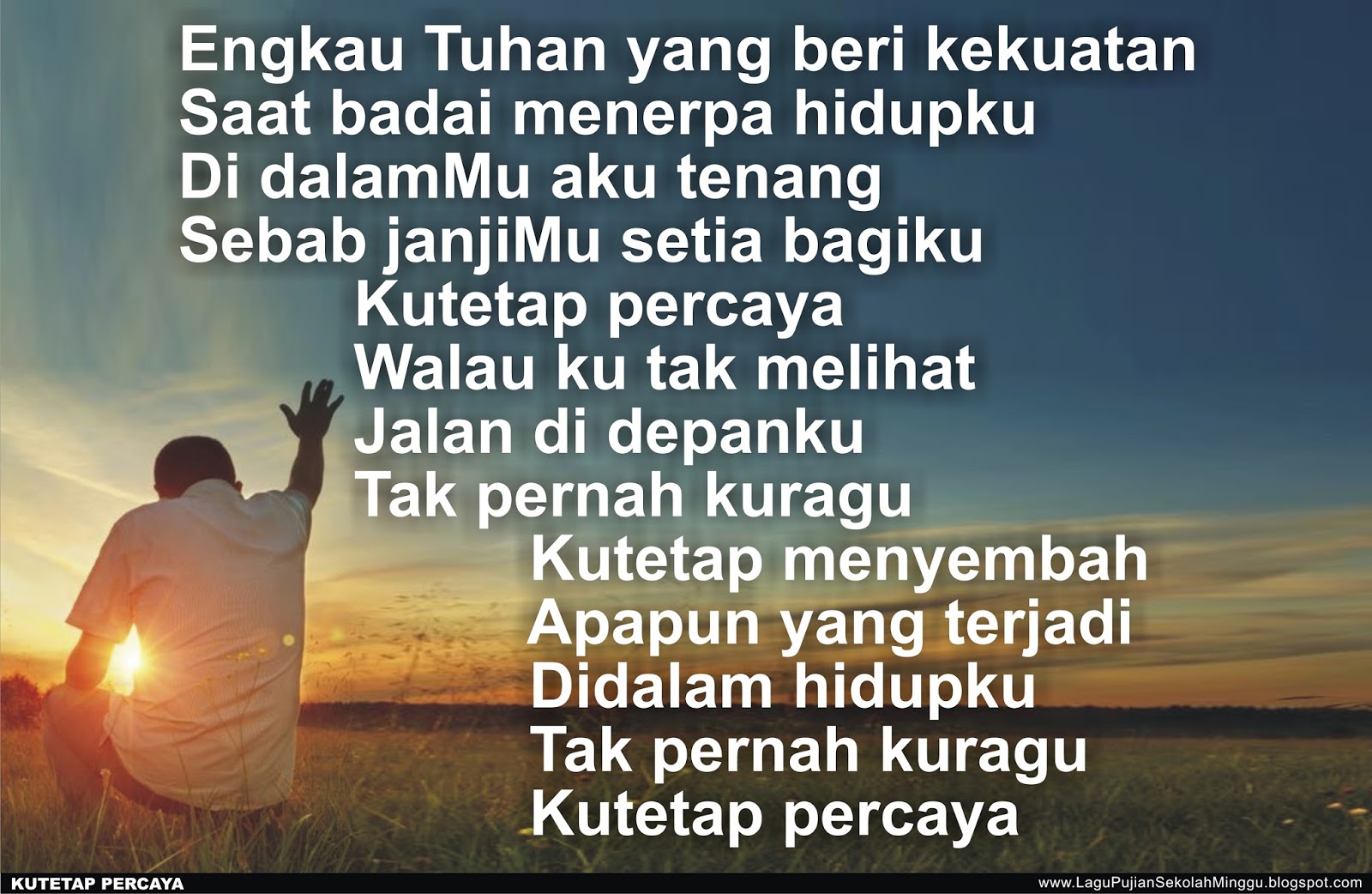 Lirik Lagu Pujian Rohani Kristen Sekolah Minggu Gereja Tuhan Yesus