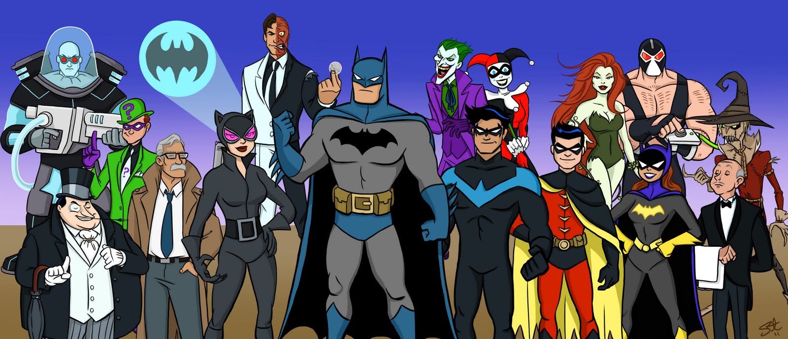 Batman characters. Враги Бэтмена. Друзья Бэтмена. Бэт-злодеев. Бэт семья.
