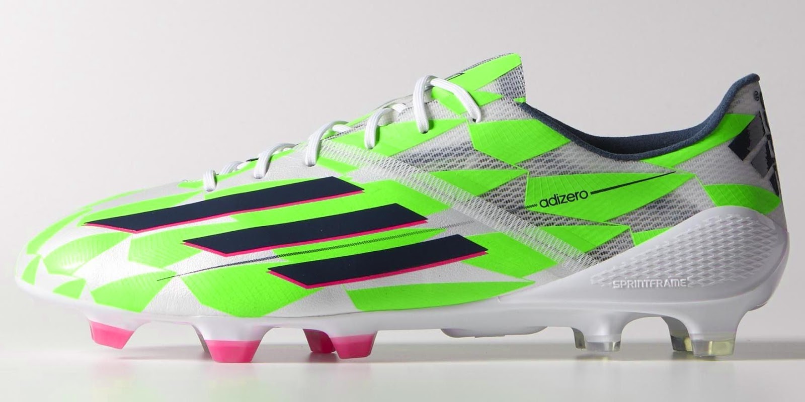 Adidas f50 adizero green and white Clearance