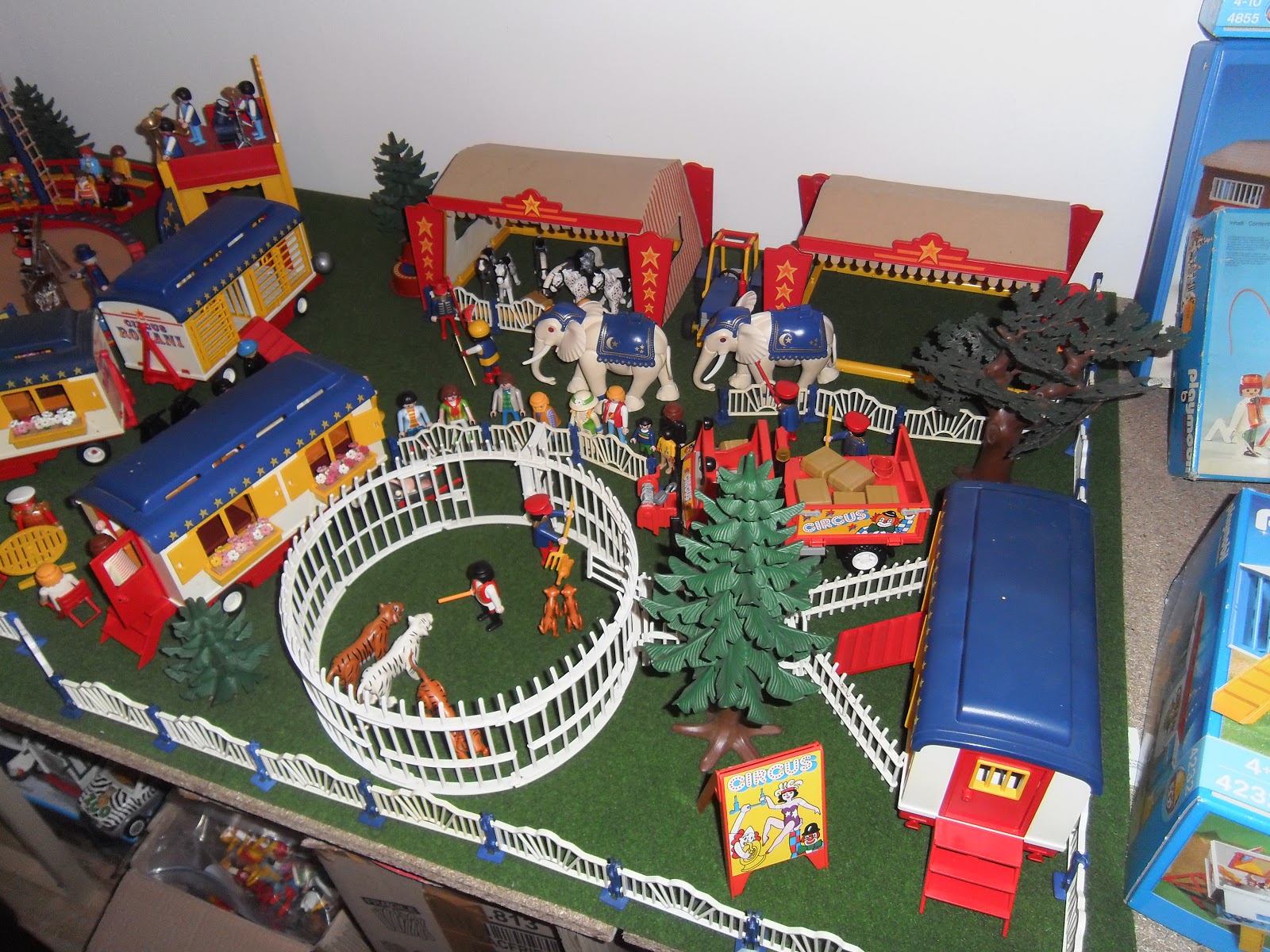 Playmobil 3726 Numéro des chimpanzés Cirque Romani Boite