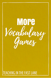 More Vocabulary Games-My students love playing these games with our word wall, and I love that it keeps the words fresh in their memory.