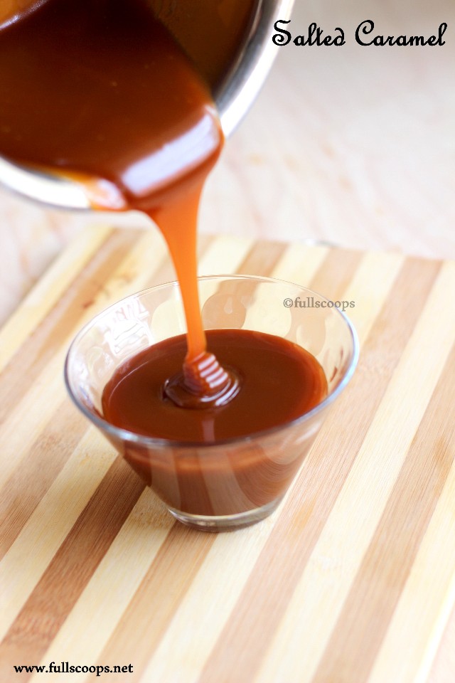 Homemade Salted Caramel Sauce | How to make Salted Caramel Sauce ~ Full ...