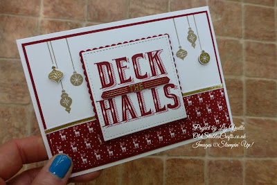 Deck The Halls using Stampin Up Carols of Christmas