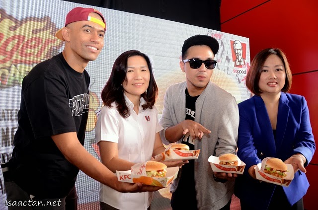 And it's officially launched, the KFC Zinger Reloaded Burger