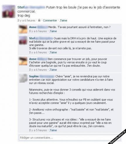 fail facebook statut