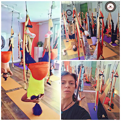 aeroyoga, yoga aereo, aerial yoga, air yoga, yoga, pilates, fitness, aero, fly, flying, teacher training, columpio, trapeze, swing, formacion, certificacion