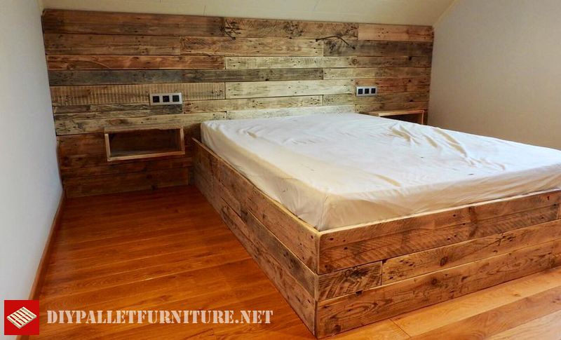 Mueblesdepalets.net: Fantástica cama hecha con palets