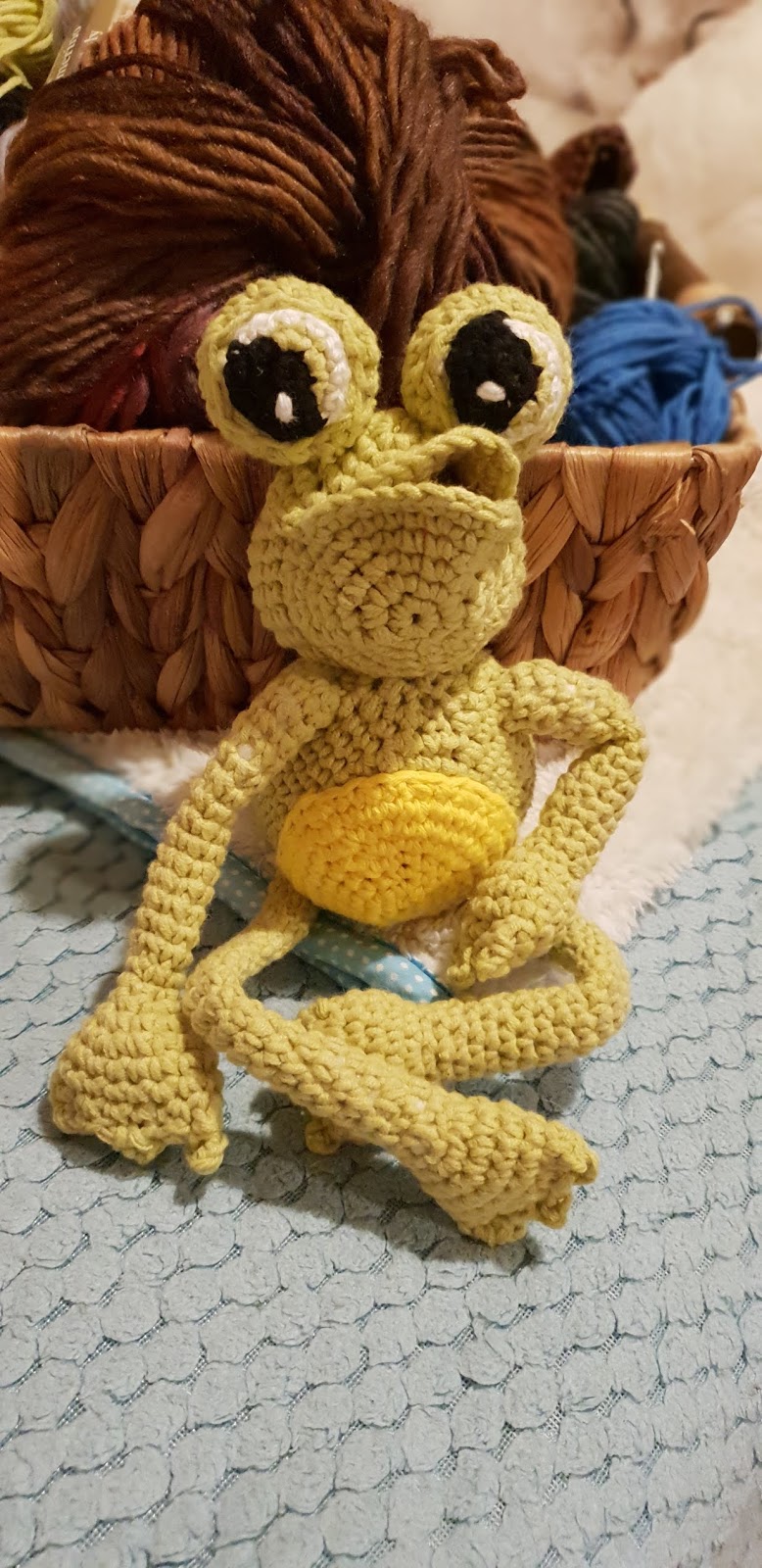 Galumph crochet frog Amigurumi Toy