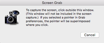 Take Screenshot of Entire Screen Using Grab Utility