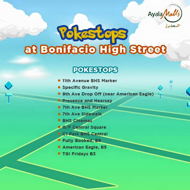Manila Shopper List of PokeStops in Major Malls & Theme Parks