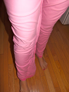 A Very Happy Homemaker: Refashioned Pants Into Skinny Jeans