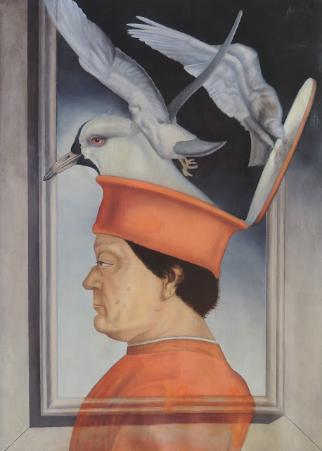 Gregorio Sabillón pintura cuadro surrealimo retrato