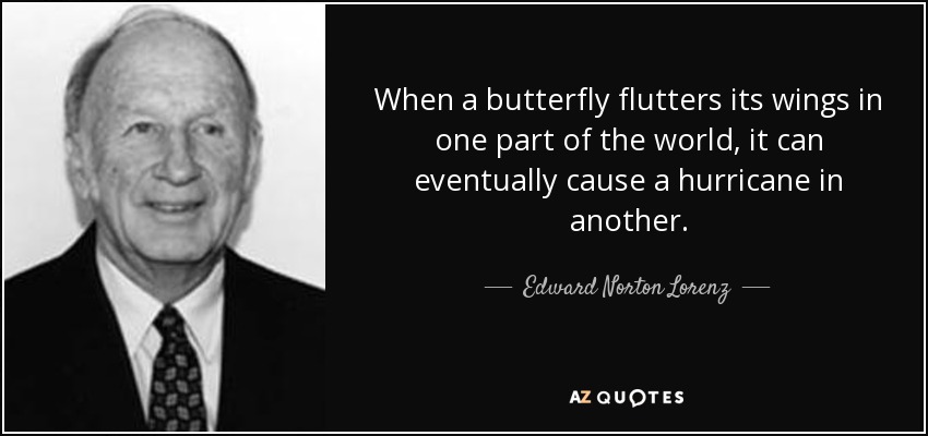 Edward Lorenz: The Butterfly Effect | segiuniversity.edu.my Custom Academic  Help