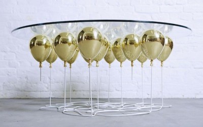 Elegant Oval Glass Table