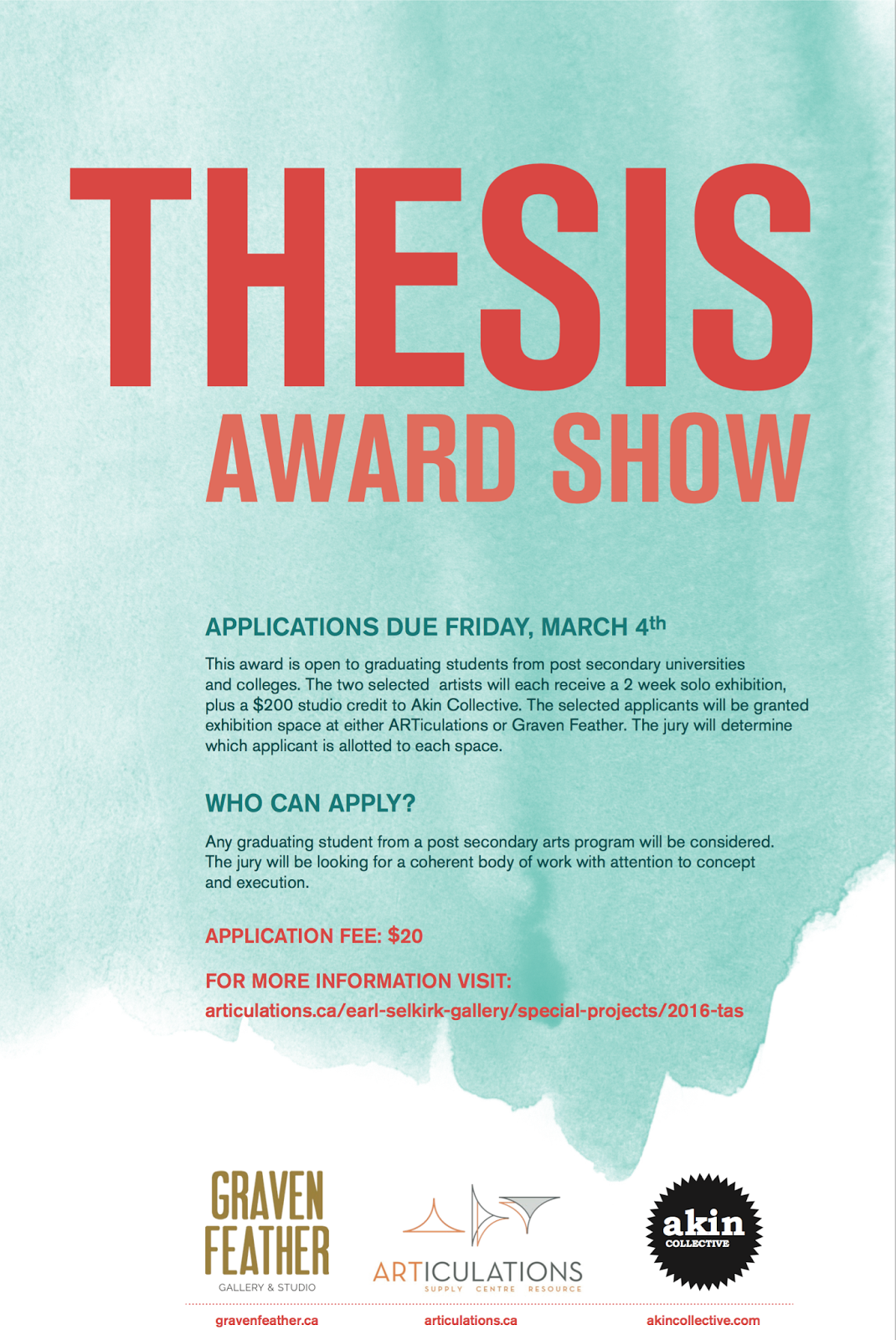 thesis award thesis award