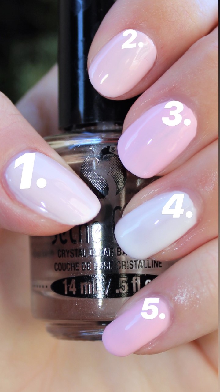 Top 5 pale pink nail polish colors