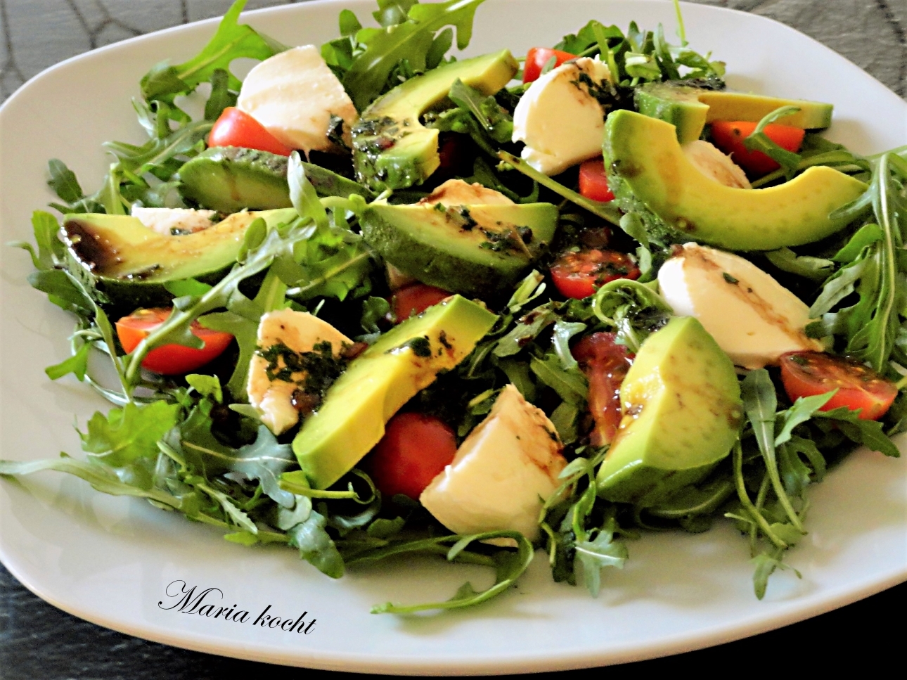 Maria kocht: Rucola Salat mit Avocado / Avokádós rukkola saláta