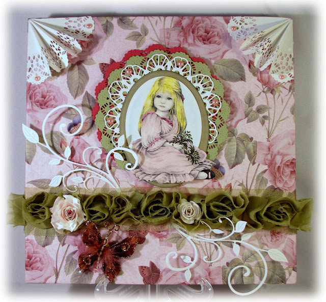 DAR'S CRAFTY CREATIONS Vintage Canvas Wall Hanging