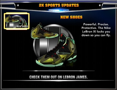 NBA 2K14 Roster Update Adds LeBron XI