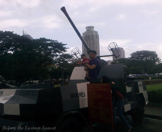 Anti-aircraft gun at Luneta Park