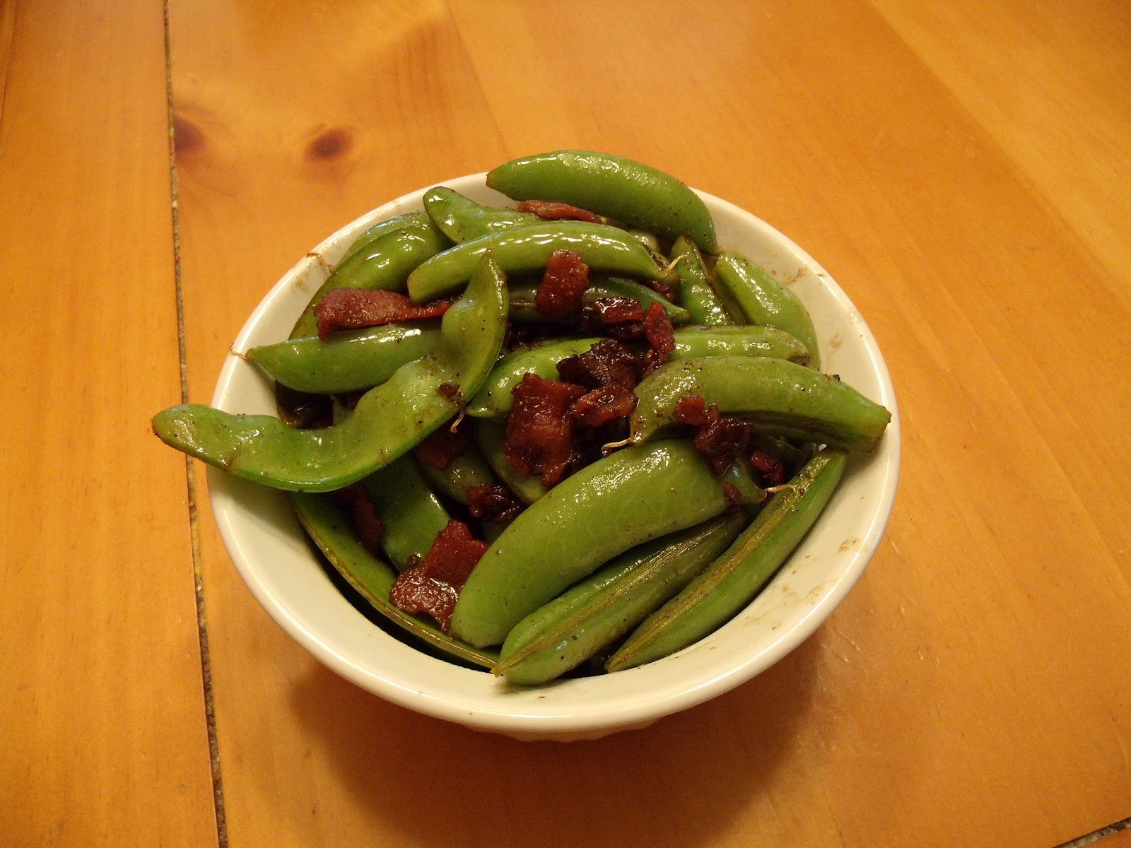 Balsamic Vinegar Sugar Snap Peas