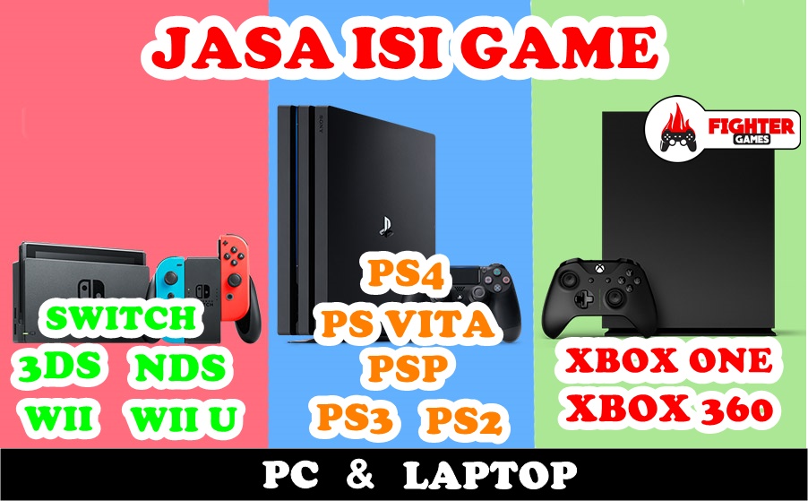 FIGHTER GAMES JOGJA: FIGHTER GAMES JOGJA ( TOKO GAME PS2, PS3, PS4