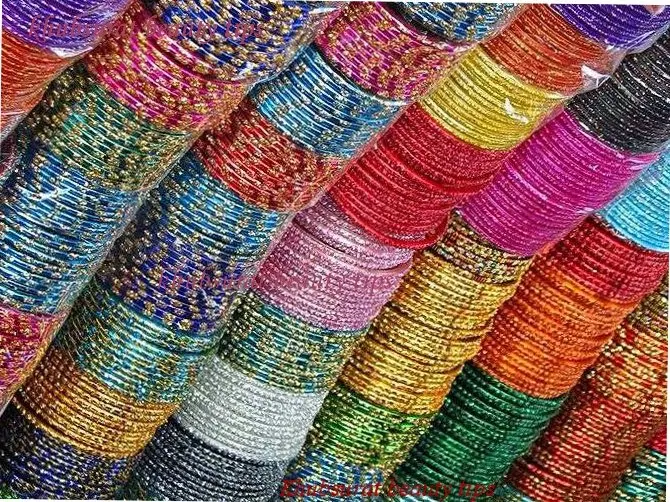 Latest glass bangles for Eid