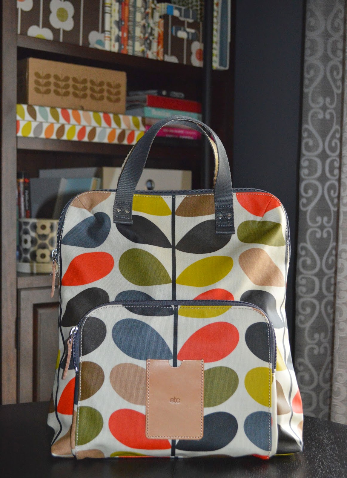 I Love Orla Kiely Thursday Purseday Orla Kiely Classic Multi Stem Backpack Tote