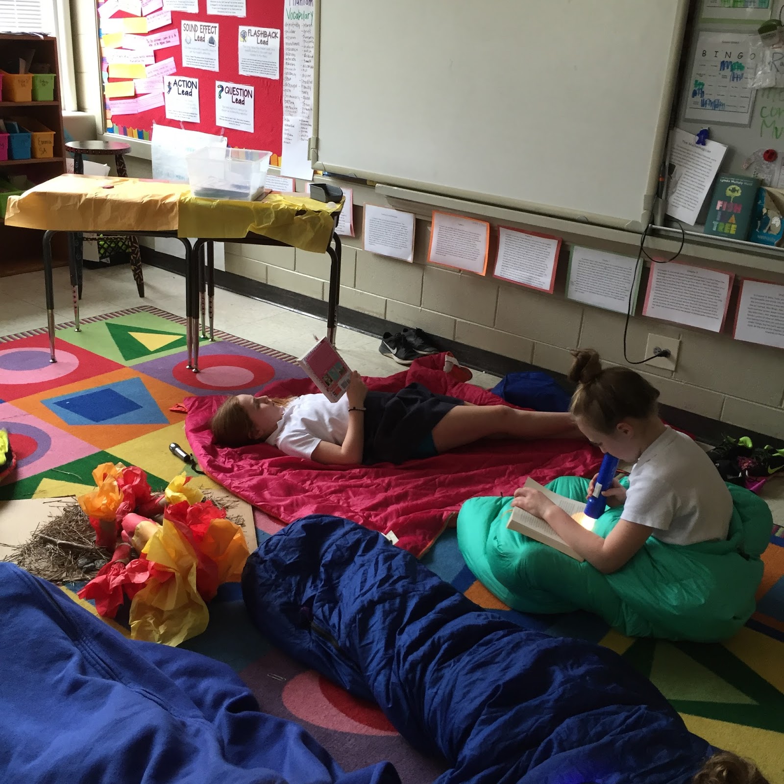 Reading Comprehension Campout Classroom Transformation