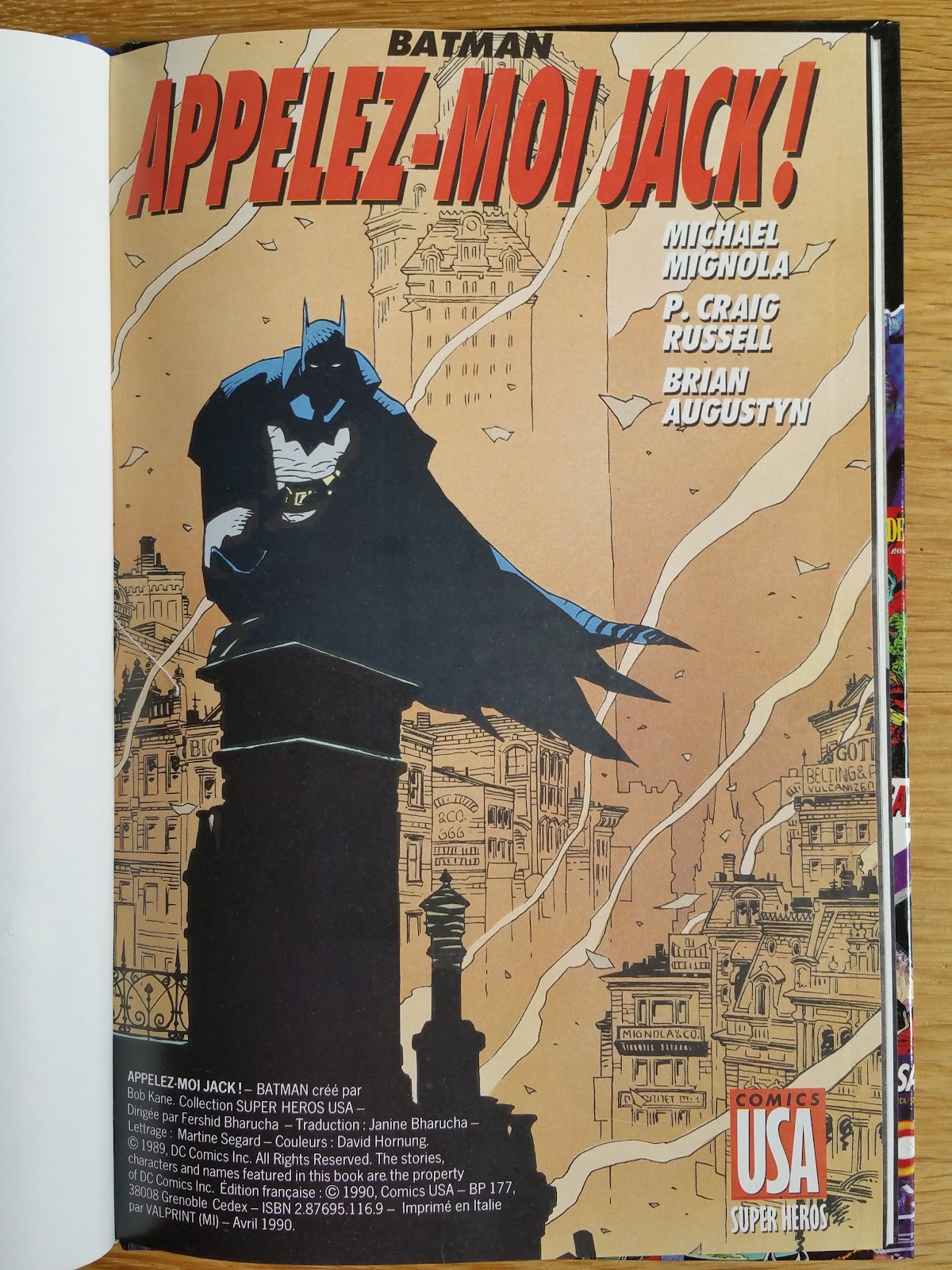 my absolute collection: Mike Mignola Batman Sanctuaire French B&W Edition